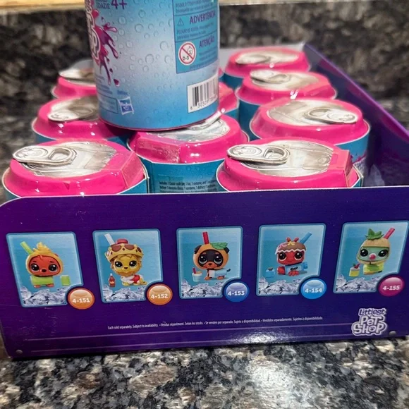 Littlest Pet Shop Pink and Blue Collectible Cans - Picture 3 of 5